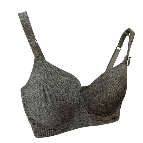 NWT Nautica Bra Gray Underwire Tee Shirt Bra 38D - Picture 1 of 6